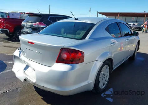 2012 Dodge Avenger Se z USA, uszkodzony, nr VIN 1C3CDZAB9CN331757